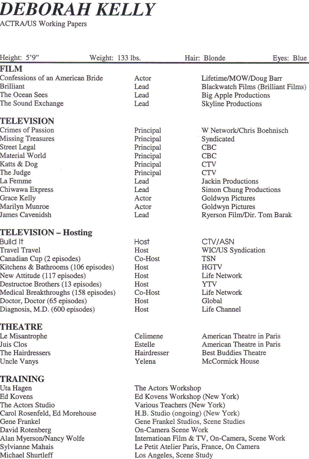 Filmography